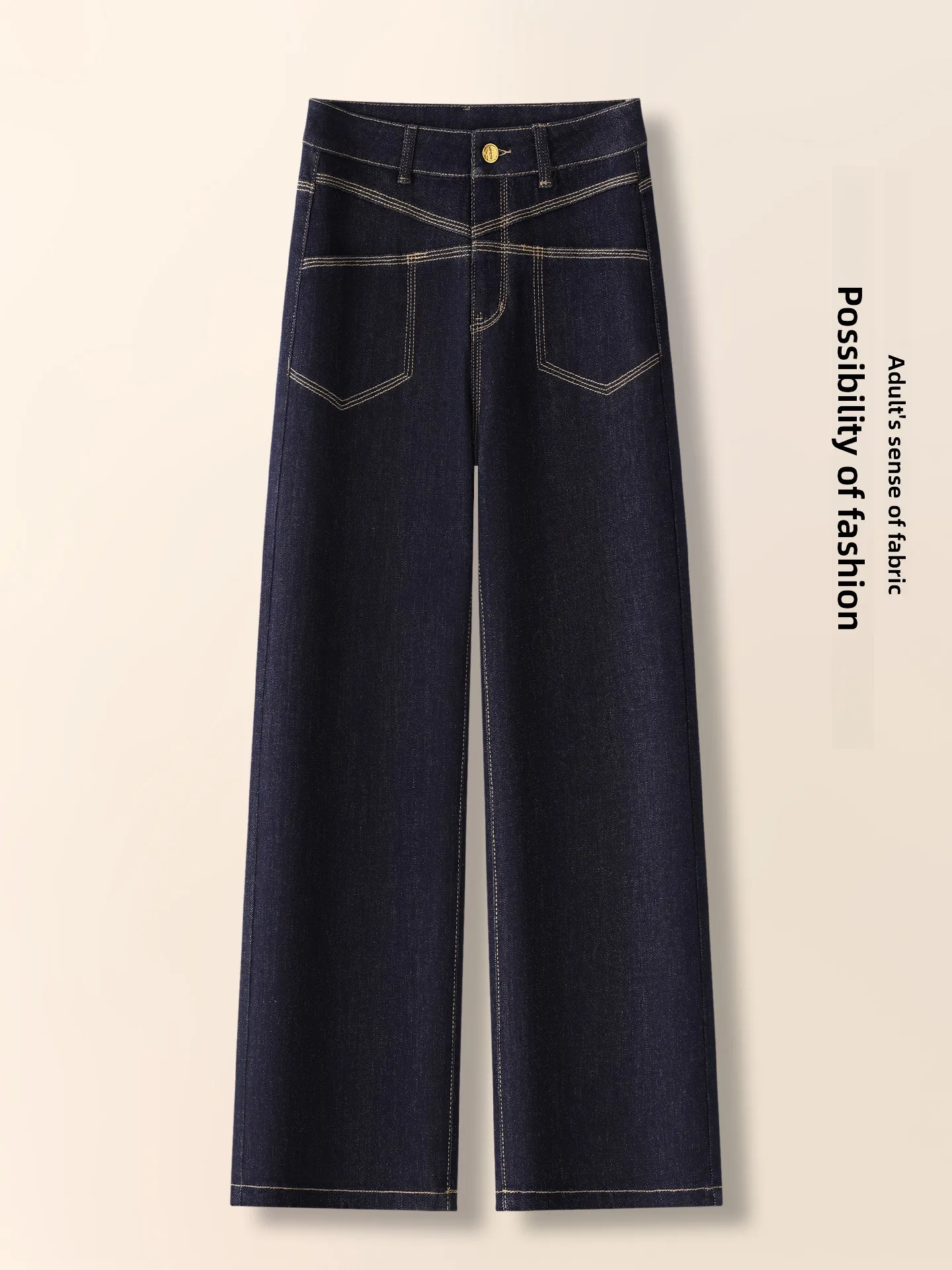 

Женские джинсы Deep Blue Slim Fit с широкими штанинами, новые, ретро, с высокой талией, утепленные флисом, прямые брюки для весны, осени и зимы