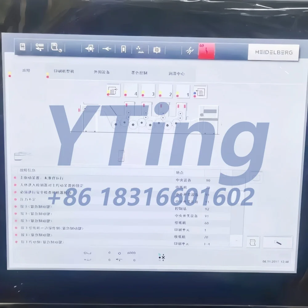 Heidelberg Printing Machine Accessories New Original Display Screen