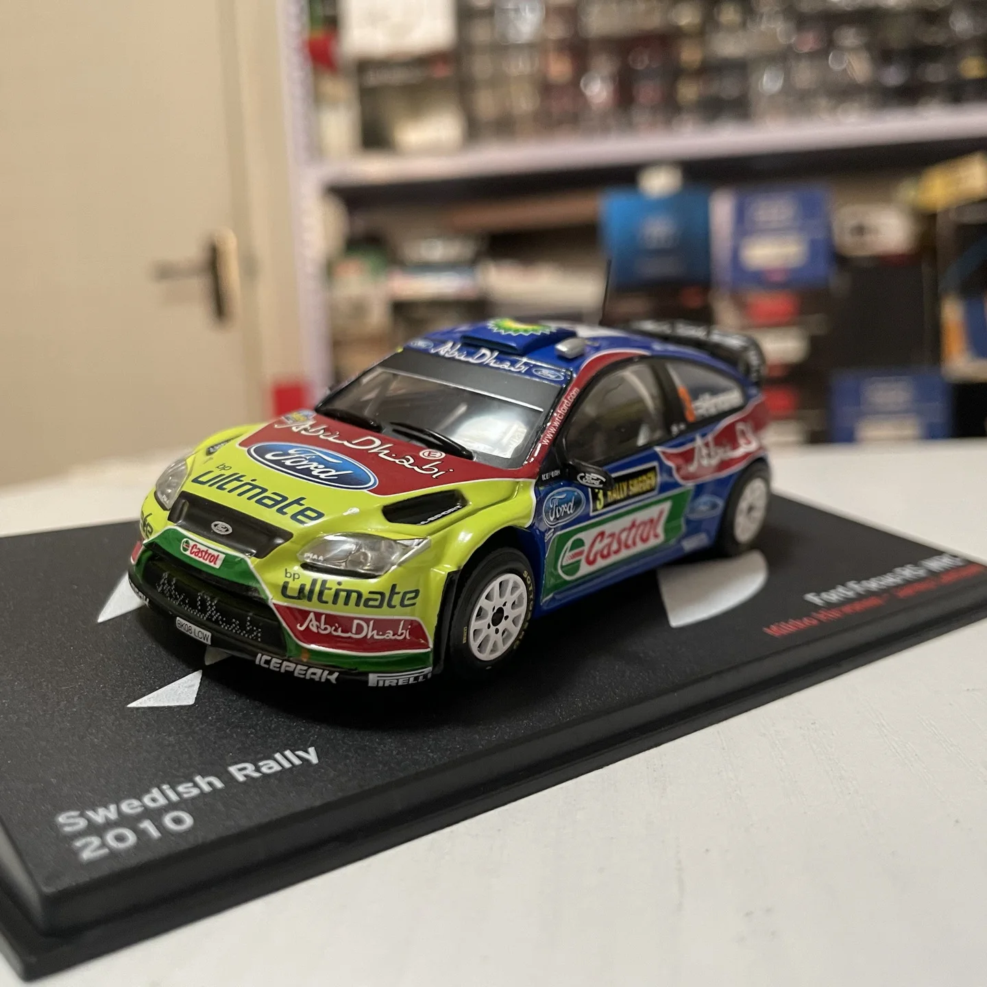 

IXO 1:43 Scale Diecast Alloy Ford Focus RS WRC 2010 Toys Cars Model Classics Nostalgia Adult Gifts Souvenir Static Display