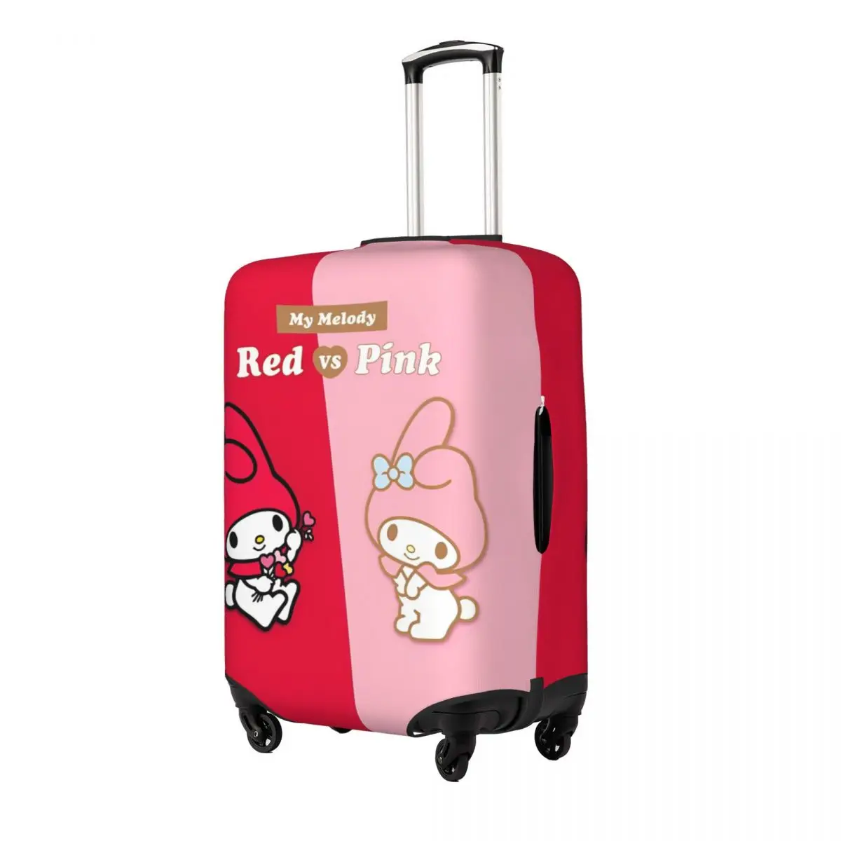 Sanrio My Melody Travel Luggage Cover Fashion Suitcase Protector Washable Baggage Covers Fits 18-32 Inch Luggage