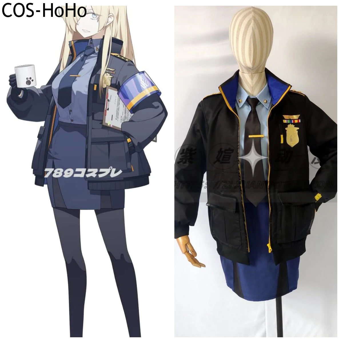 

COS-HoHo Anime Blue Archive Ogata Kanna Game Suit Lovely Uniform Cosplay Costume Halloween Party Role Play Outfit Daily Clothing