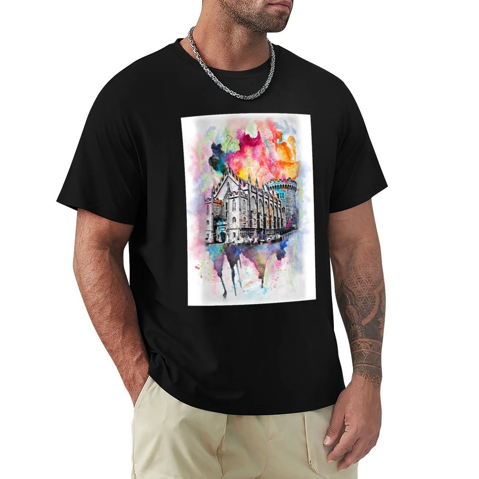 Dublin Castle - Dublin Landmarks T-Shirt Plus Size Comfort Fit Tee