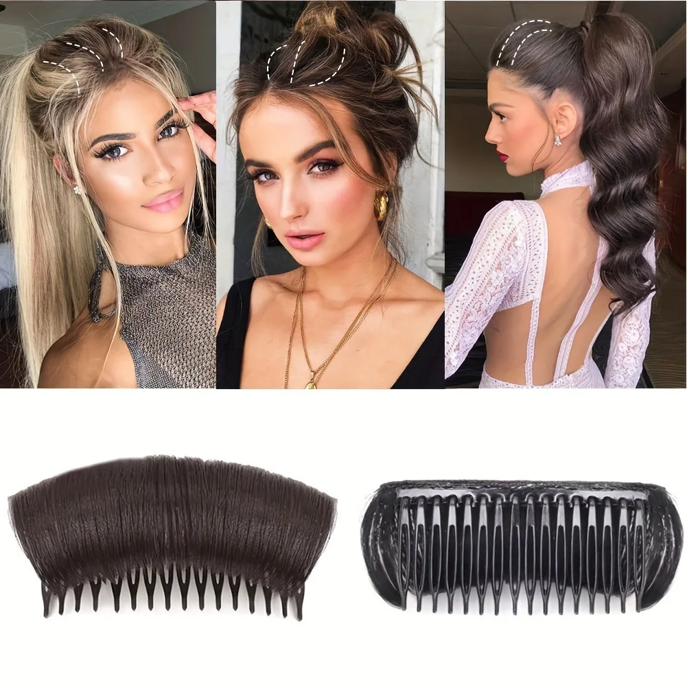 Wig Cushion Stable Hair Roots Volumizing Fiber Insert Comb Invisible Fluffy Hair Pad Female Heightening Artifact Hairstyle Tool