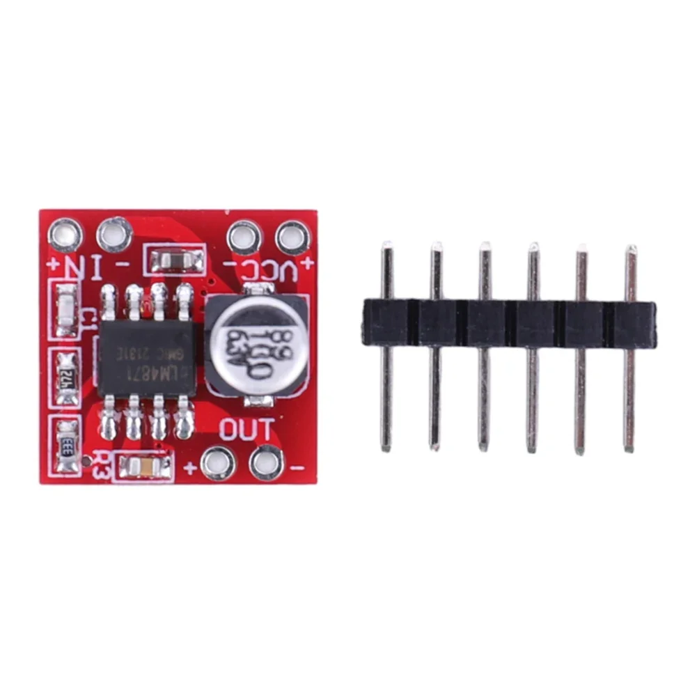 LM4871 Single Channel Amplifier Board DC 3V-5V Voice Amplifier Module Ultra-Small for Speaker Electronic DIY Kit