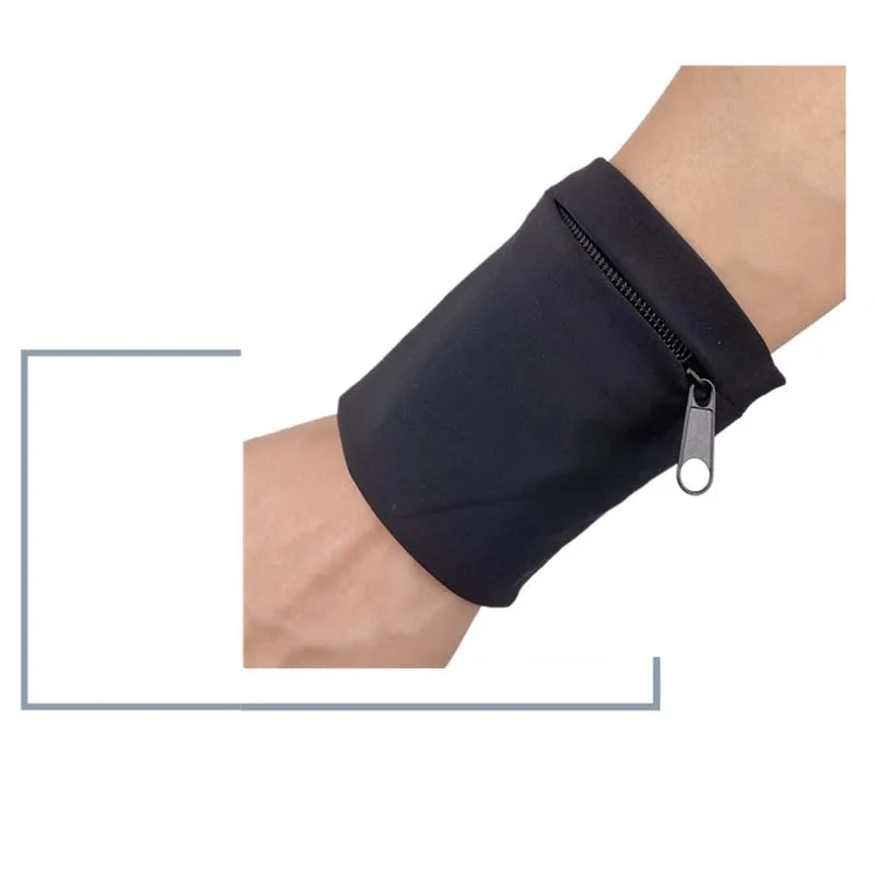 Outdoor Sports Wrist Bag Arm Band Sleeve Cycling Phone Pouch Fitness Armband Wrist Wallet Wrist Sleeve Case Running Organizer