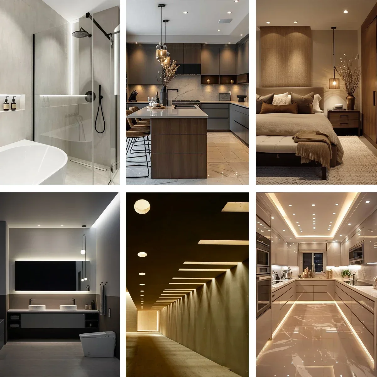 10PCS  Round Led Ceiling Spotlight GU10 90° Angle Adjust Lighting 5W 7W 9W AC100-240V Indoor Lighting for Home Derec