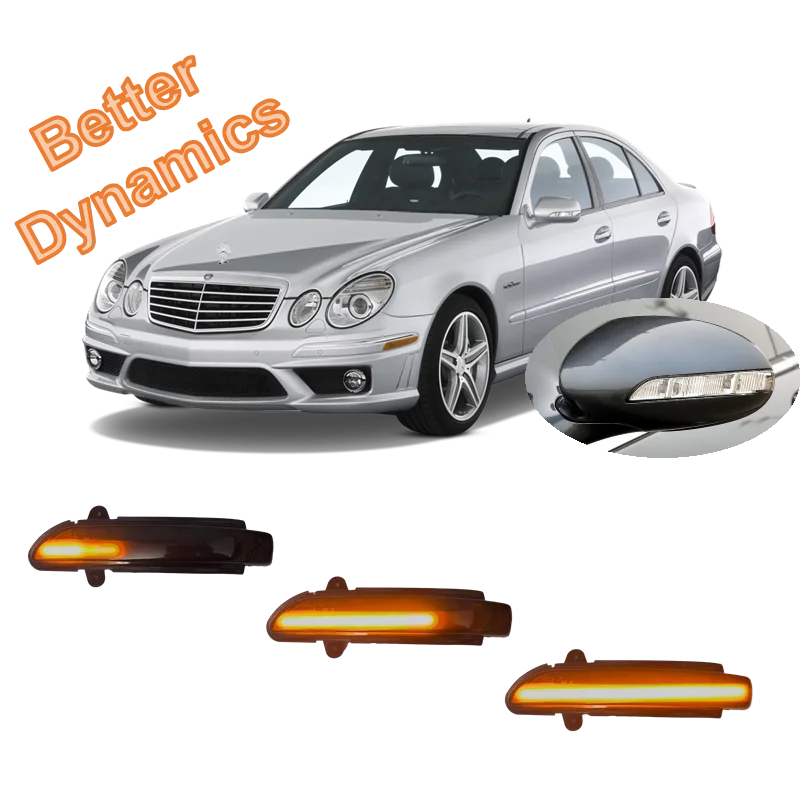 

Для Mercedes Benz E320 E350 E550 E63 W211 2006 2007 2008 2009 динамический светодиодный мигающий индикатор бокового зеркала указатель поворота лампа