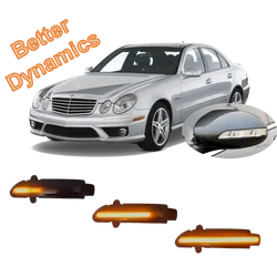 for Mercedes Benz E320 E350 E550 E63 W211 2006 2007 2008 2009 Dynamic LED Blinker Indicator Side Mirror Turn Signal Light Lamp