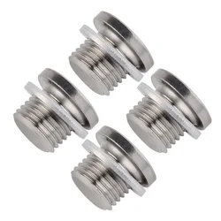 4Pcs 14 X 1.5mm Engine Oil Drain Flush Plug for Audi A4 A6 Q5 Q7 S5, for VW for Touareg, for Porsche Cayenne, Replace N0160276