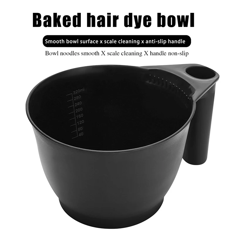 Hair Dye Bowl Hair Color Mixing Bowl Thickened Plastic Hair Dye Bowl Salon Professional Mixing Container For Coloring Treatment
