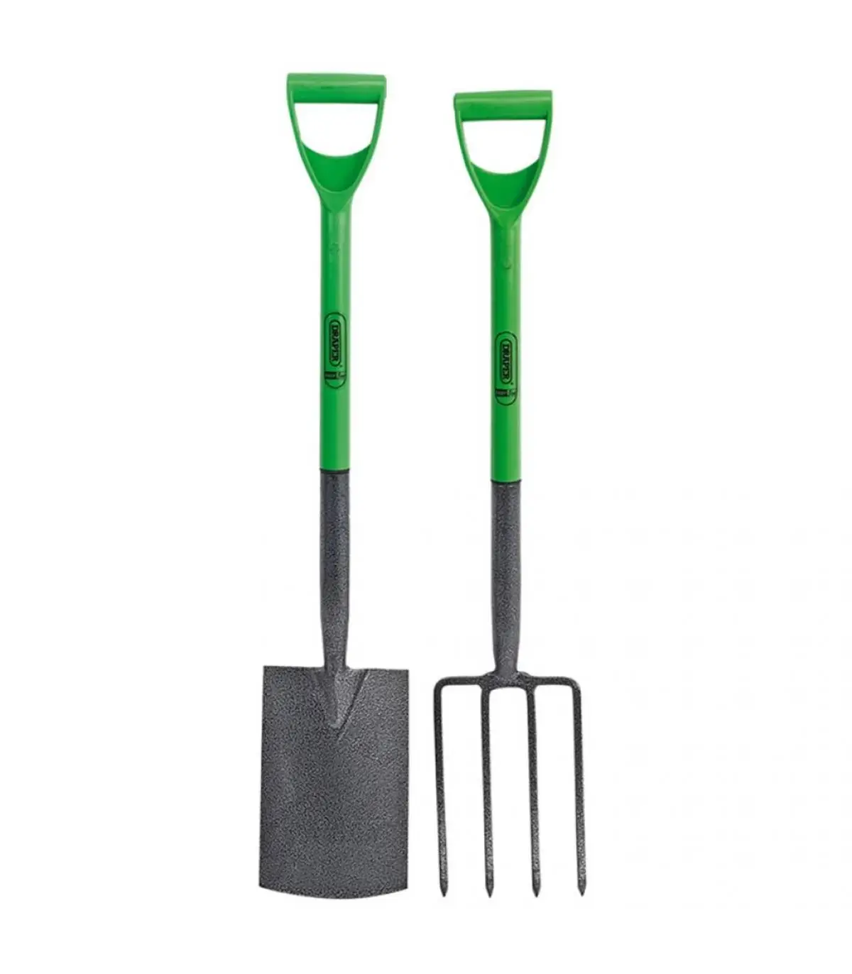 Palas and spikes Draper Tools garden shovel and fork carbon steel 28x18 cm 165666