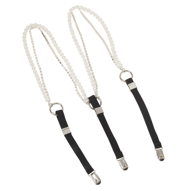 Suspensórios sexy pérolas suspensórios perfeitos para ocasiões casuais