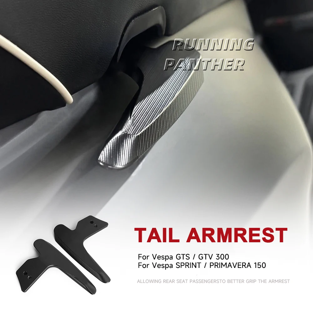 

Для Vespa GTS 300 GTV 300 Sprint 150 Primavera 150 мотоцикла, задняя пассажирская ручка, хвостовой подлокотник, утолщенный захват с ЧПУ