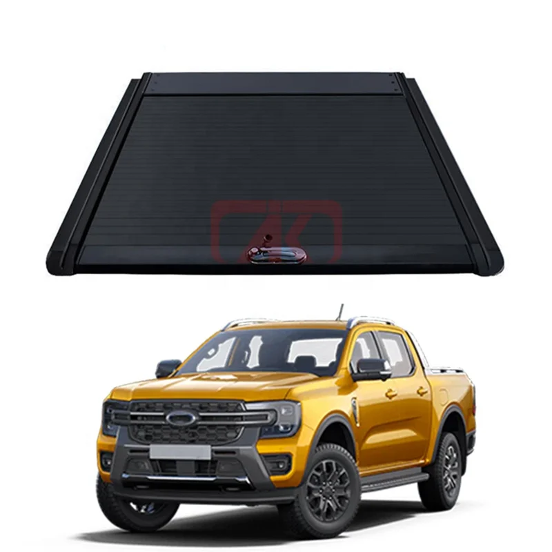 

Aluminum Retractable Tonneau Cover Roller Shutter Roll Lid For Ford Ranger Next Gen T9 2022 2023