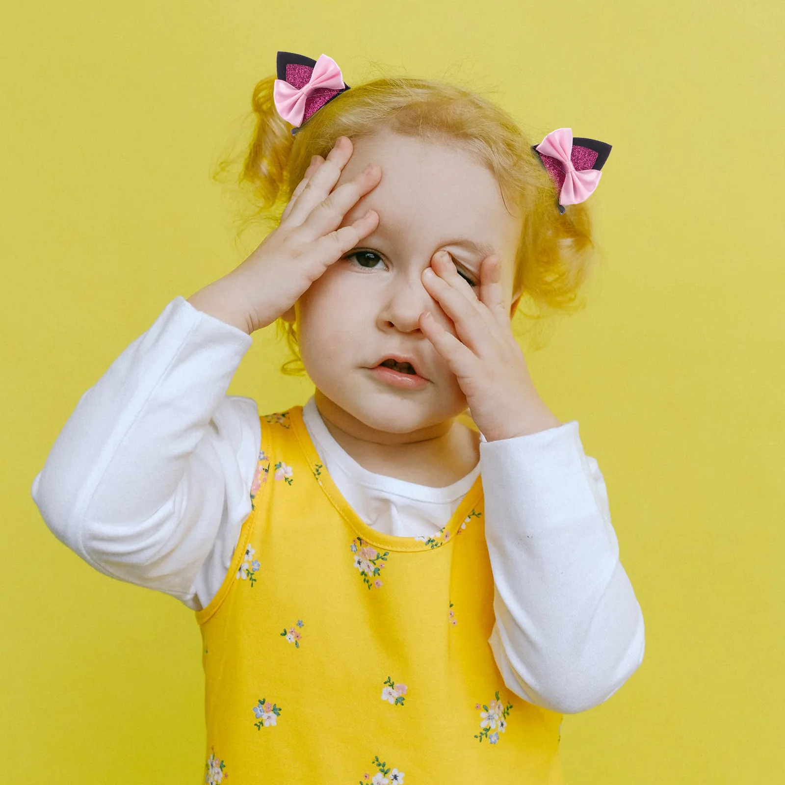 

24pcs Rabbit Ear Hair Clips Kids Party Headdress Cartoon Hairpins For Christmas Carnival Wedding Photography Barrettes