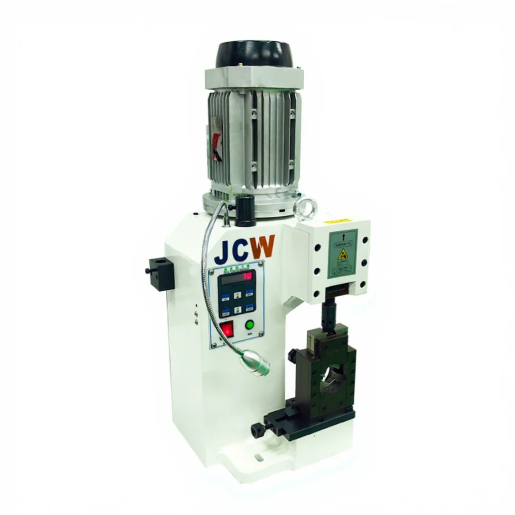 

JCW-2T Semi-automatic Sheathed Mute Terminal Crimping Machine Electric Isolated Loose Ferrule Pin Pressing Equipment