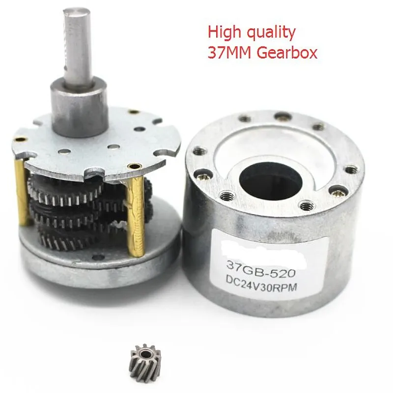 High quality 37MM gear reducer Gearbox, All metal gear For 550/520/3530/3428/545/540 Motor