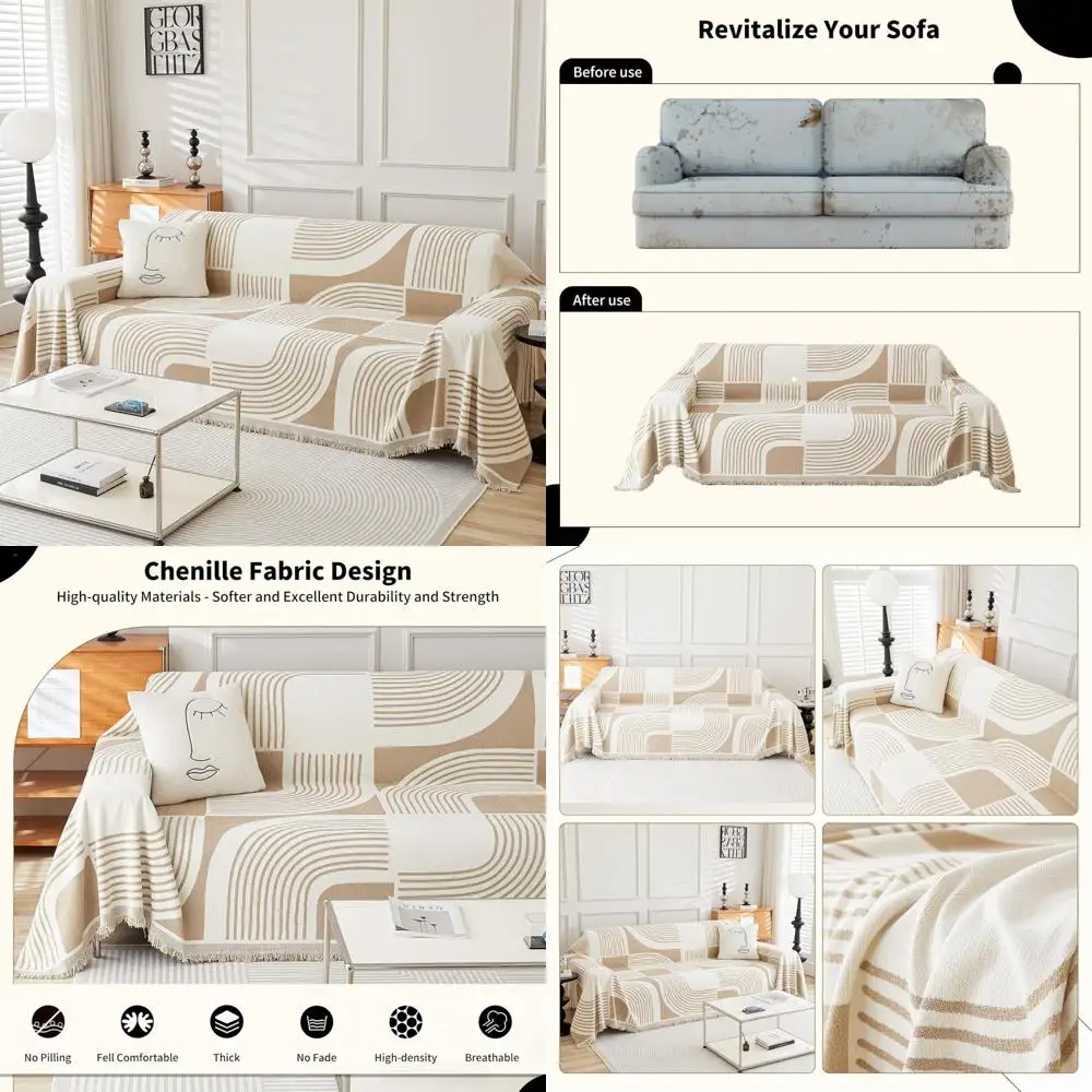 

Моющиеся чехлы на диван из богемного синели для диванов с 3 подушками, чехлы для домашних животных