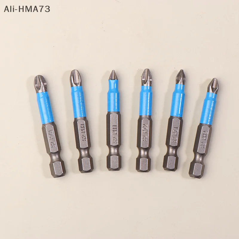 6/12Pcs Hexagonal Handle Anti Skid Electric Screwdriver Woodworking Cross Screwdriver Tool Set PH1 PH2 PH3 PZ1 PZ2 PZ3