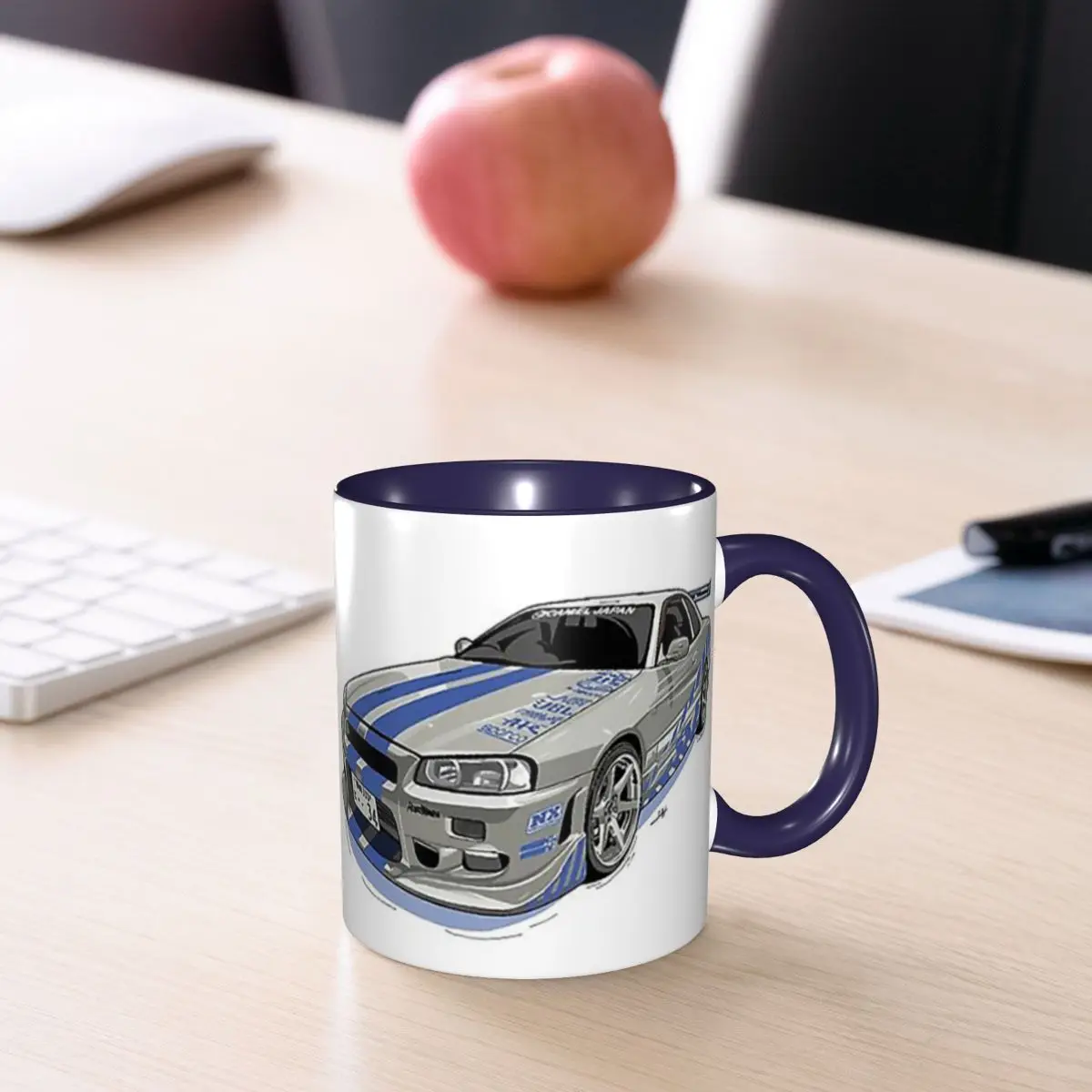 Fast And Furious Skyline Mug Funny Ceramic Coffee Cups Tea Mugs Milk Cup Drinkware Gifts for Woman Man