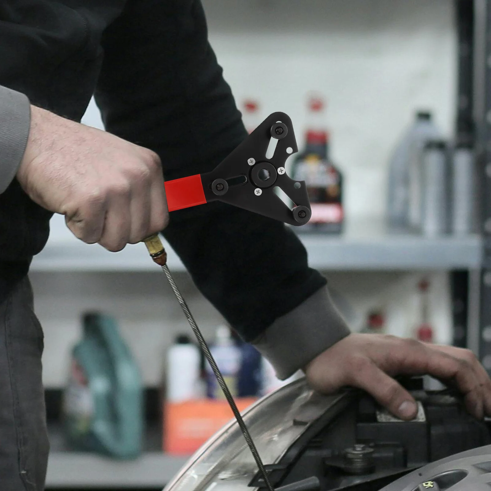 

Air Conditioner Compressor Wrench Clutch Removal Tool Automotive Steel Durable Compact Lightweight Car Maintenance Efficient