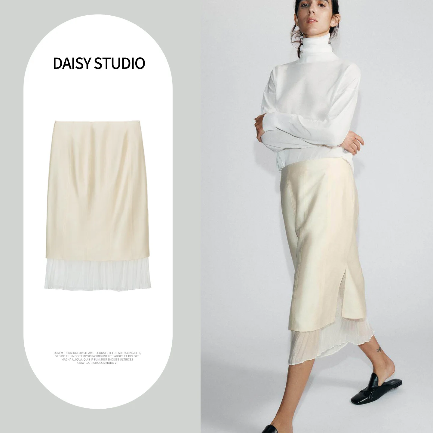 

Новая женская юбка миди прямого кроя в минималистичном стиле, стандартная версия, на молнии, с цветными блоками, на средней талии