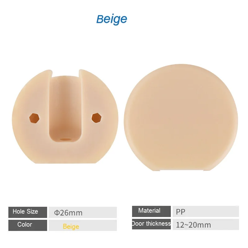 10PCS ∅26mm Circular Cable Cover - Durable for RV Furniture/Caravan Interior/Computer Desk Outlet Ports (Cable Management)