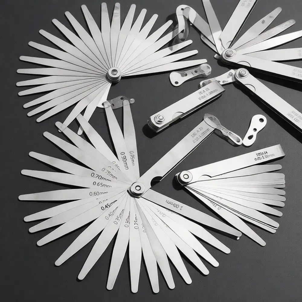 Metric Imperial Stainless Steel Feeler Gauge Set Accurate Gap Width Measurement Tool For Engine Valve Adjustment