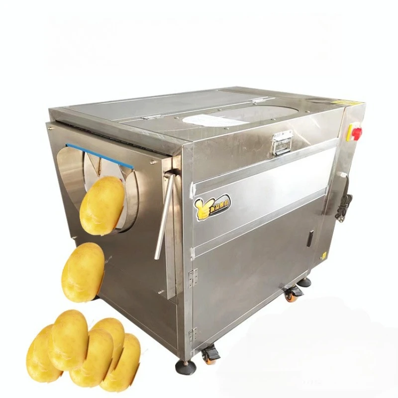 

Potato peeling machine, cleaning machine, small carrot slicing and dicing