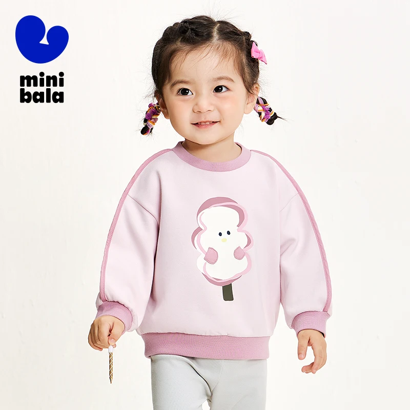 Mini Bala maglione a maniche lunghe Unisex bambini maglione a maniche lunghe primavera alla moda carino bambini Top