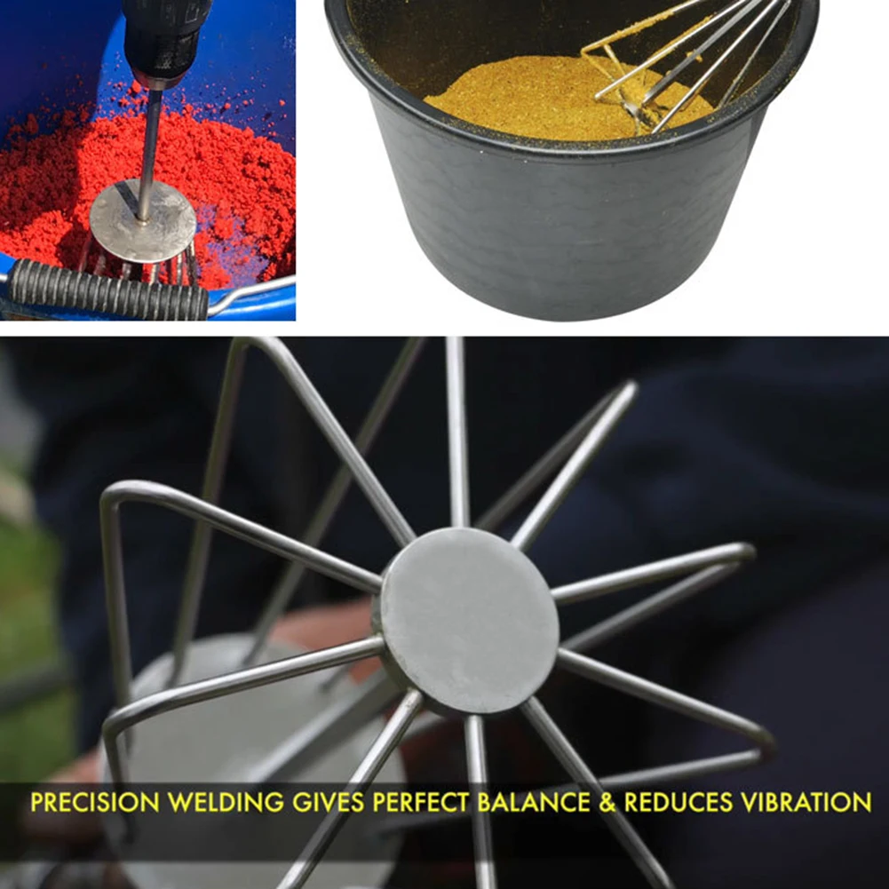 

Groundbait Mixer Fishing Pellets Baits Mixer Fishing Carp Fishing Lures Whisk Angler Mixing Equipment Tools