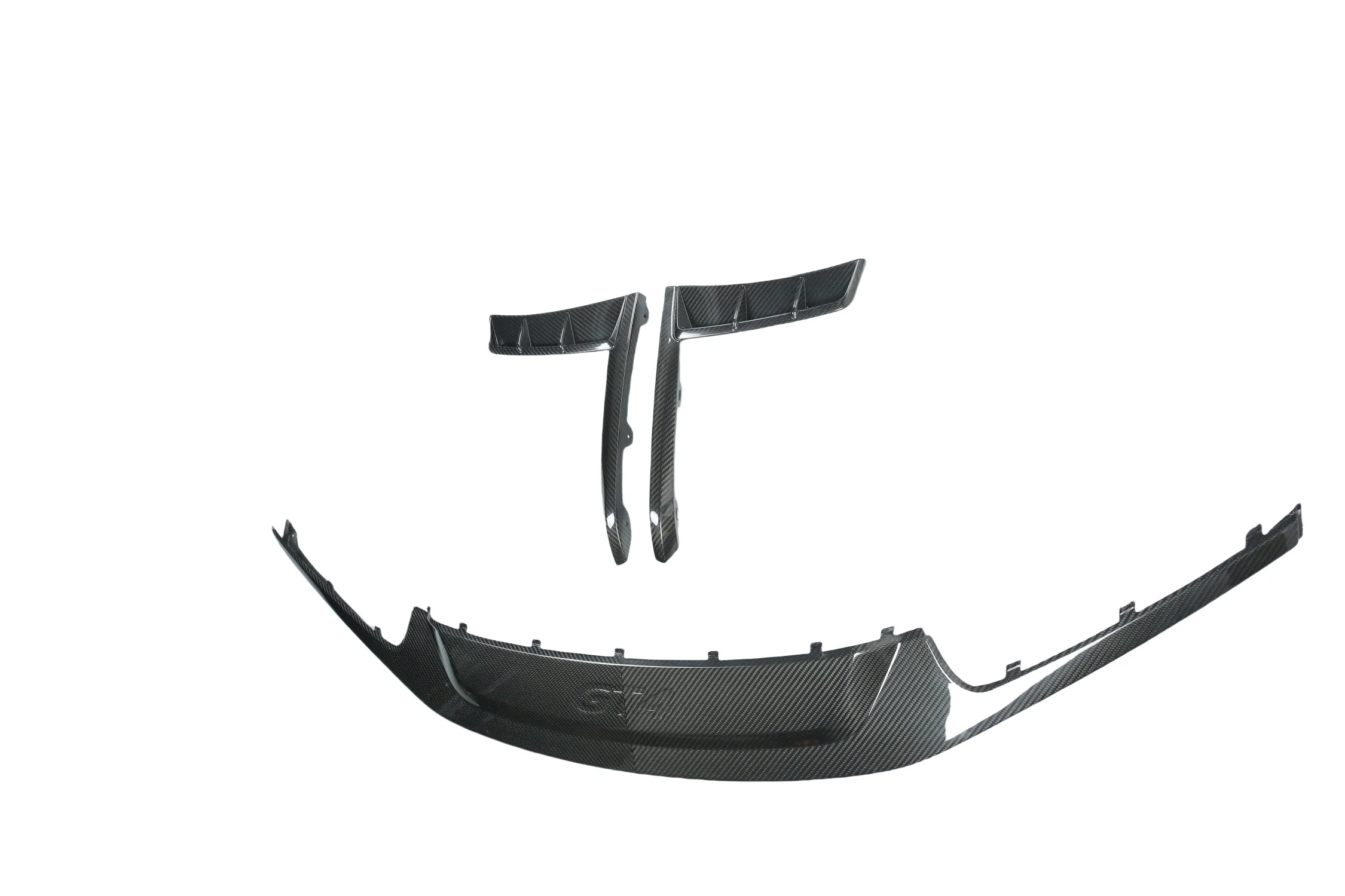 مناسبة لبورشه 718 982 GT4 ألياف الكربون الشفة الأمامية