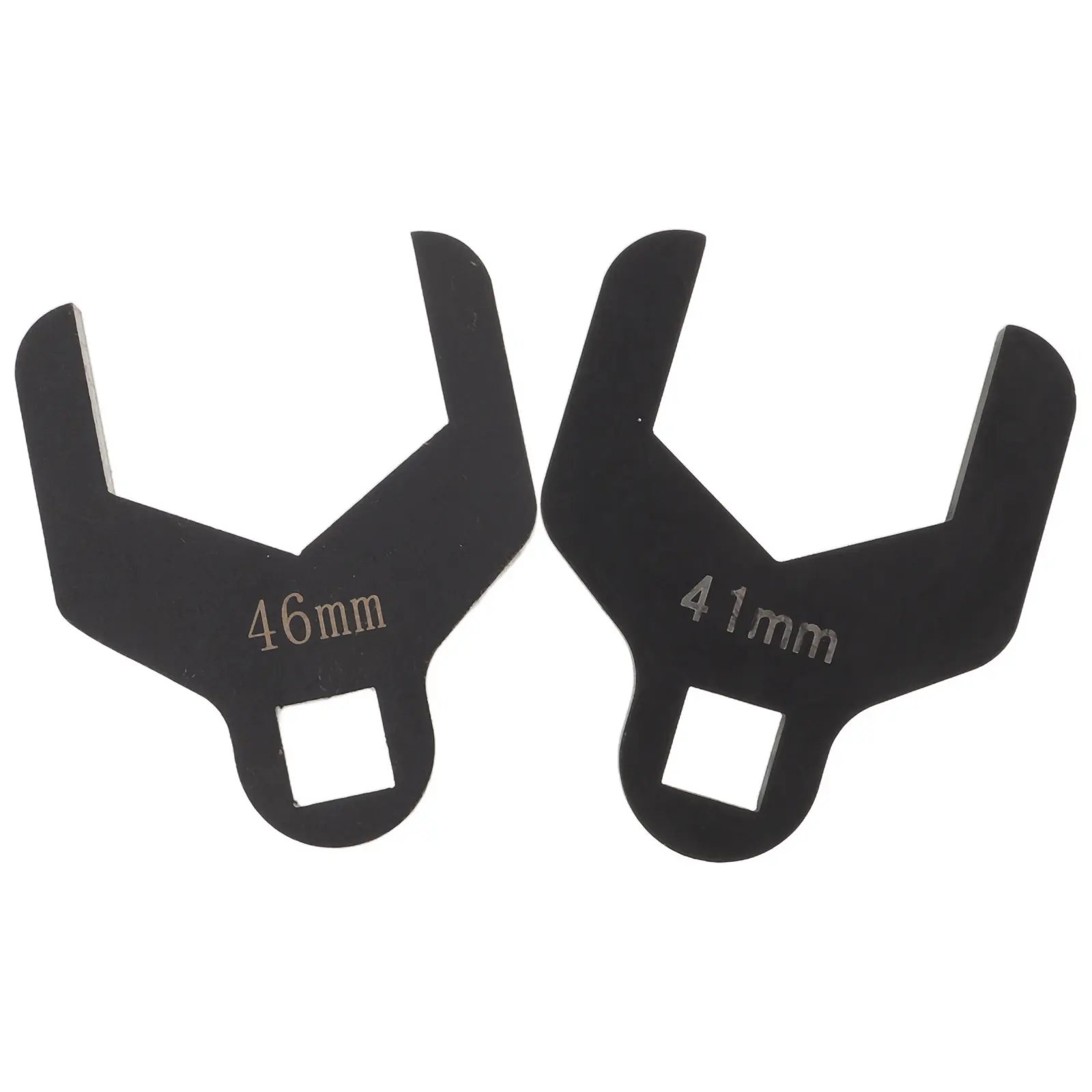 2Pcs Automotive Timing Belt Adjustment Wrench Steel Pulley Spanner for Precise Engine Alignment Water Pump Tensioning 41Mm 46Mm