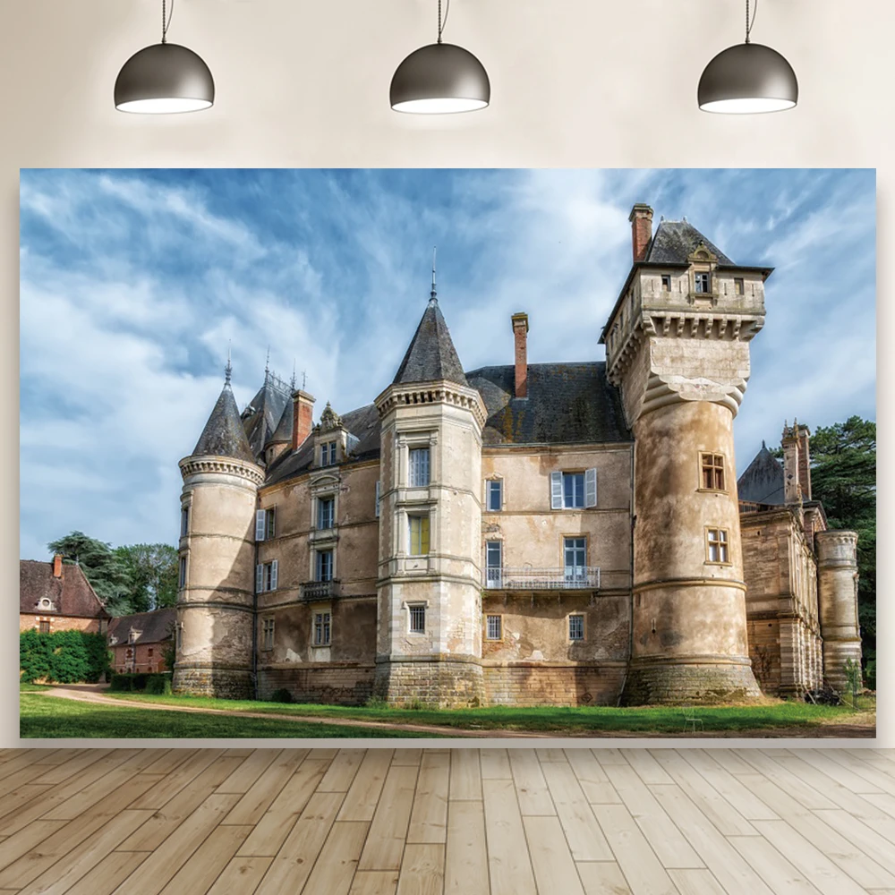 Laeacco Latar Belakang Fotografi Pemandangan Kota Eropa Arsitektur Abad Pertengahan Antik Di Pusat Kota Jalanan Latar Belakang Potret Anak Dewasa