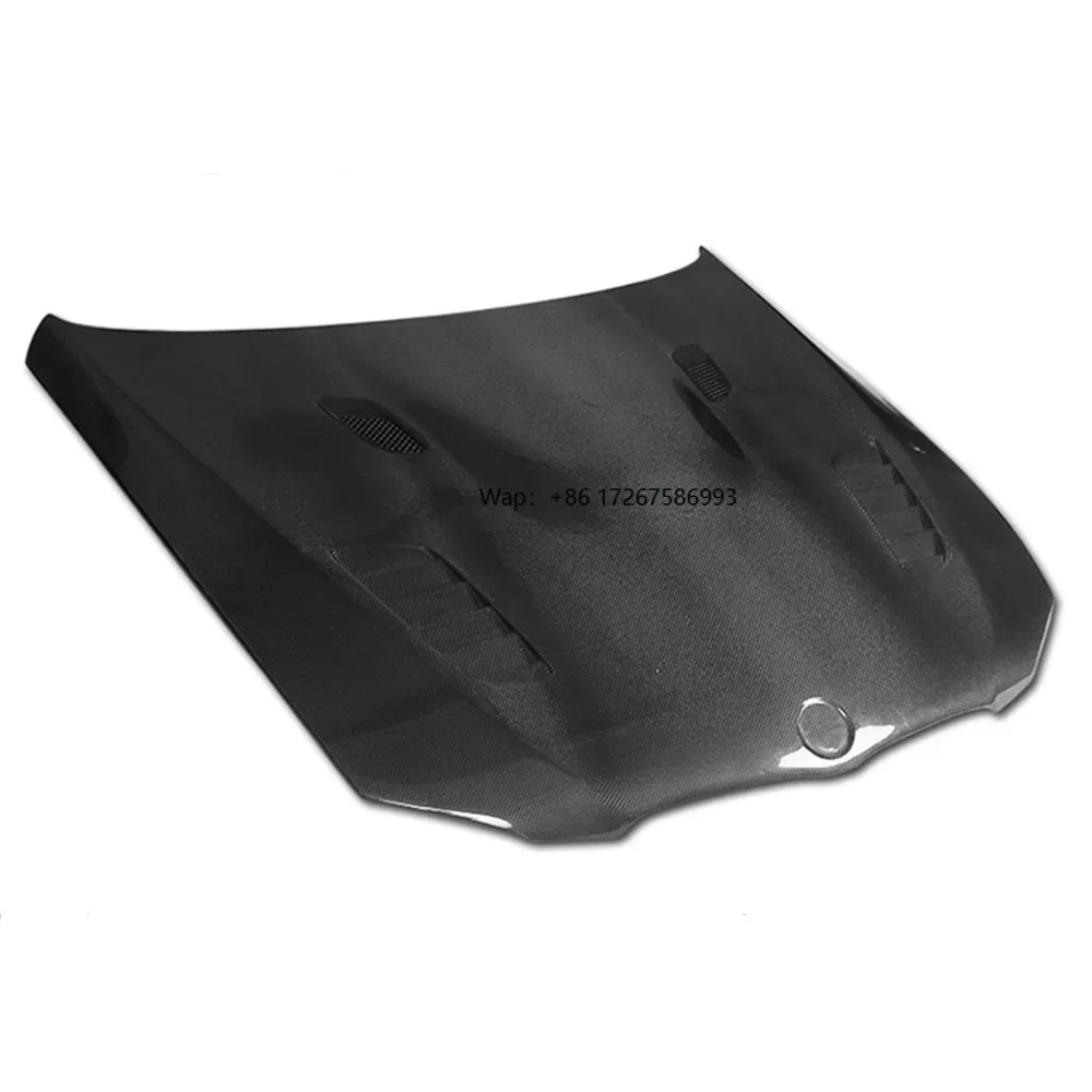 

Carbon Fiber Bonnet Car Engine Hood for 3 Series E90 2009-2012 Upgrade V Style Real Carbon Fiber Car Front Cover Body Parts