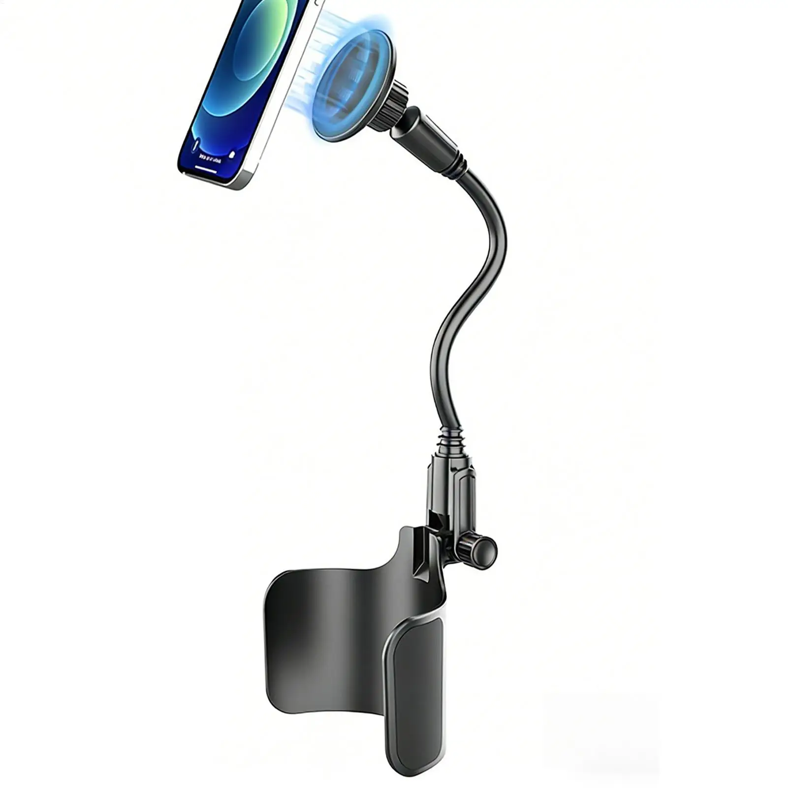 Car Telephone Stand 360 Rotating Magnetic Cup Holder Drink Bottle Support Mount Phone Rack For Automotive Truck SUV RV Vehicle