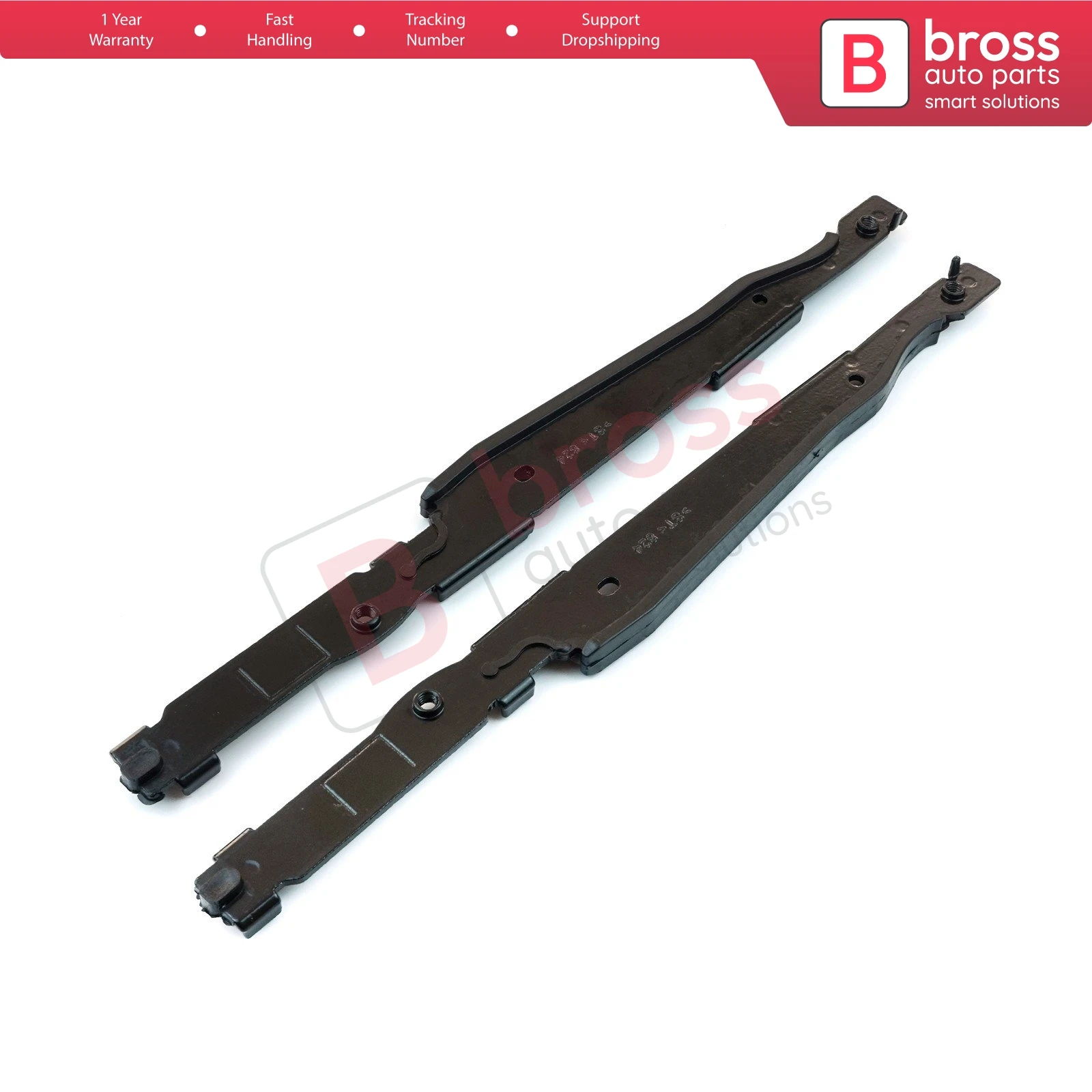 BSR529 Sunroof Panoramic Roof Mounting Runner Track Slider Guide Repair 2 Pcs Set 54138408062 For BMW 5 E39 X3 E83 X5 E53 E70