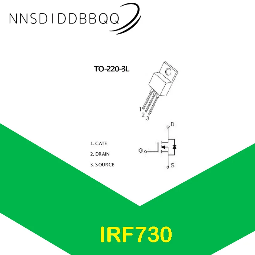 20PCS/lot IRF730 MOSFET Transistor TO-220-3L Electronic Components