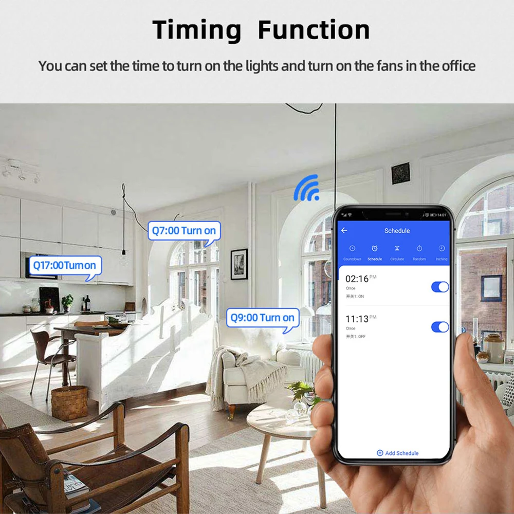 Zigbee 3.0 게이트웨이 4채널 스마트 스위치 7-32V 85-250V 12V 24V 110V 220V WIFI 원격 제어 라이트 스위치 10A 릴레이 셀프락킹