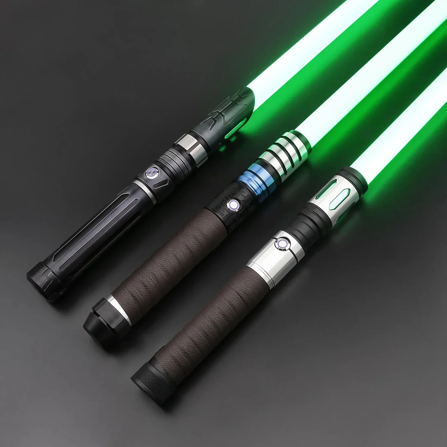 TXQSABER Lightsaber High Quality SNV4 RGB Smooth Swing Metal Hilt with Strap Blaster Force Jedi Training Cosplay Kid toys