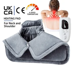 【CE】Electric Heating Shoulder Neck Heating Pad Warming Blanket Electric Heating Shoulder Wrap Pain Relief Temperature Controller