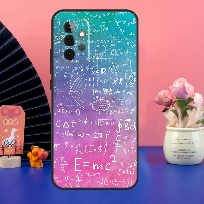 Physics Math Formula Equation Case For Samsung Galaxy A54 A34 A24 A14 A73 A53 A33 A23 A13 A52 A32 A22 A12 A51 A71 Cover