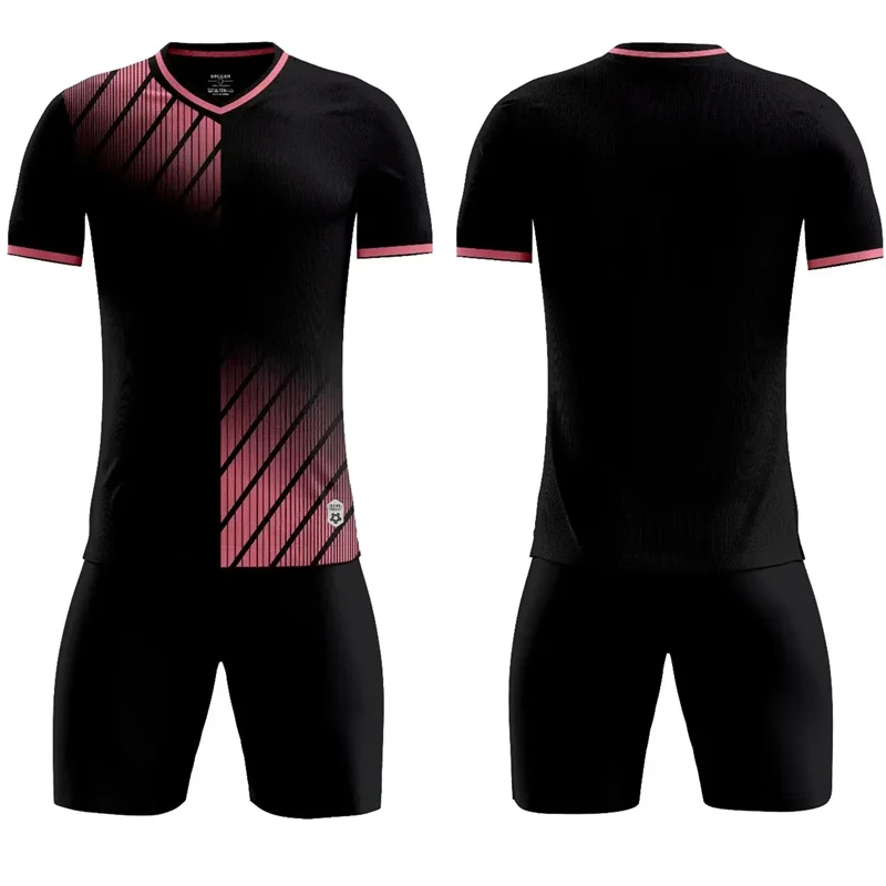 الجملة مخصص لكرة القدم جيرسي بارد الرجال فريق ارتداء قصيرة الأكمام مجموعة كرة القدم الموحدة