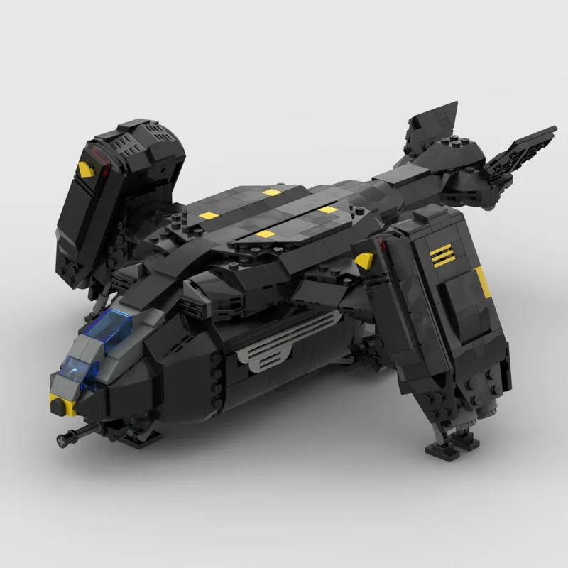 920pcs MOC Pelican 1 Extraction Shuttle Creative Display Model Building Blocks Bookshelf Home Office Decor Desk Gift For Adults