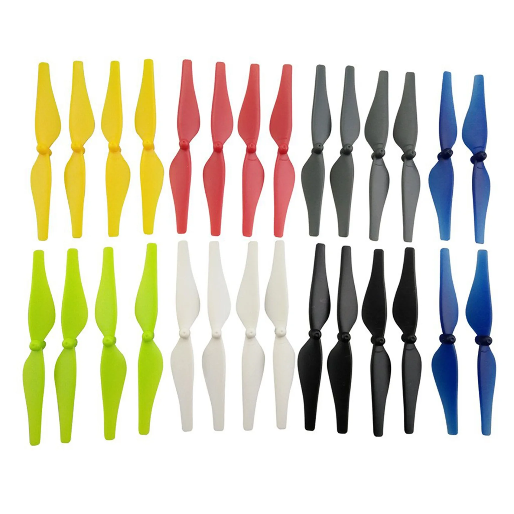 28PCS/7 Colors Set CW CCW Quick Release Drone Propellers for Mini Drone Propeller Props Spare Parts