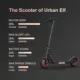 European And American Stock  HEZZO 350W Motor 36v10.4ah Battery Electric Scooter Mobile Phone APP Controlled Flding E- Scooter