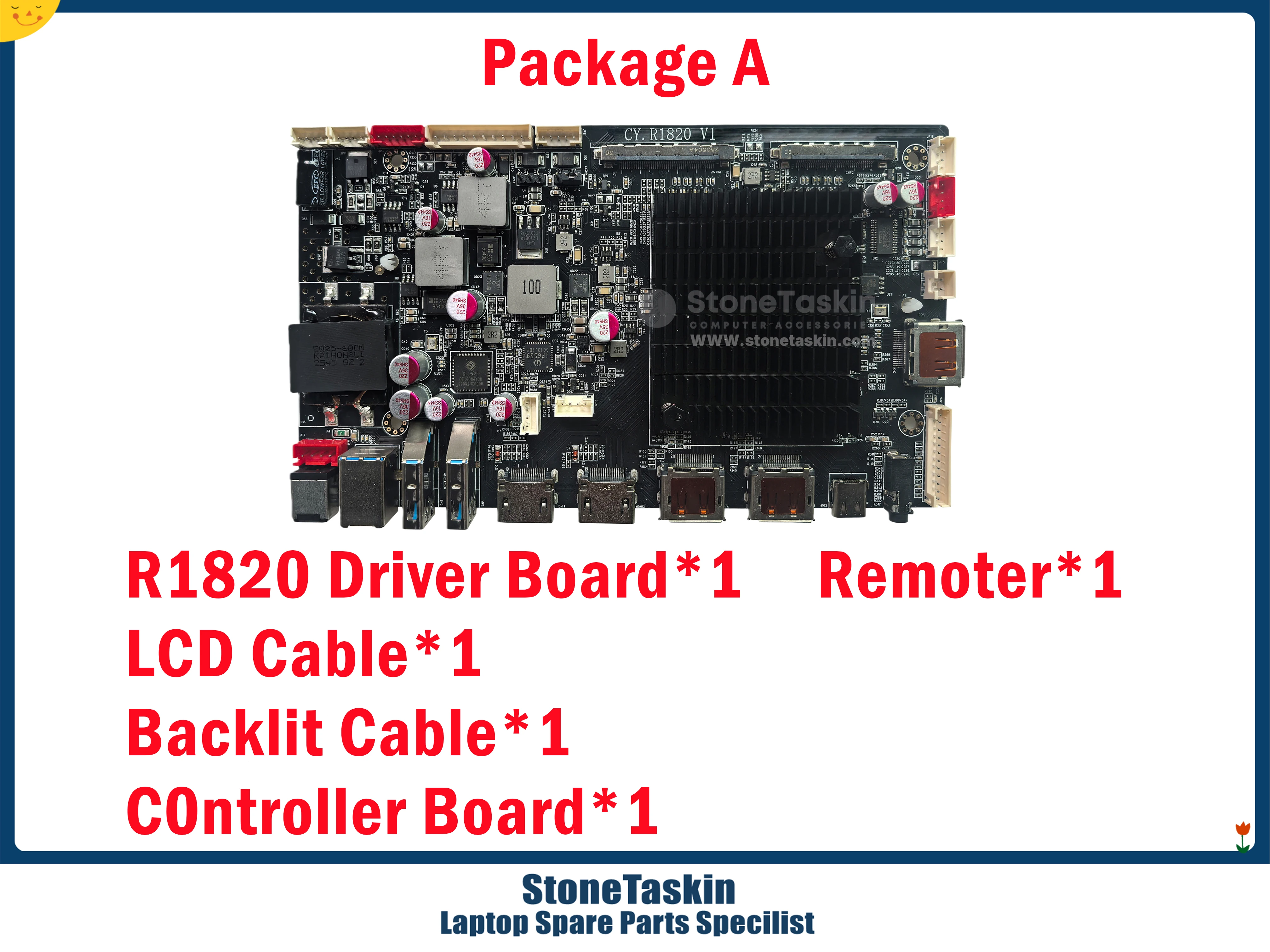 StoneTaskin Latest 5K LCD Driver Board R1820 V1.0 for iMac 27