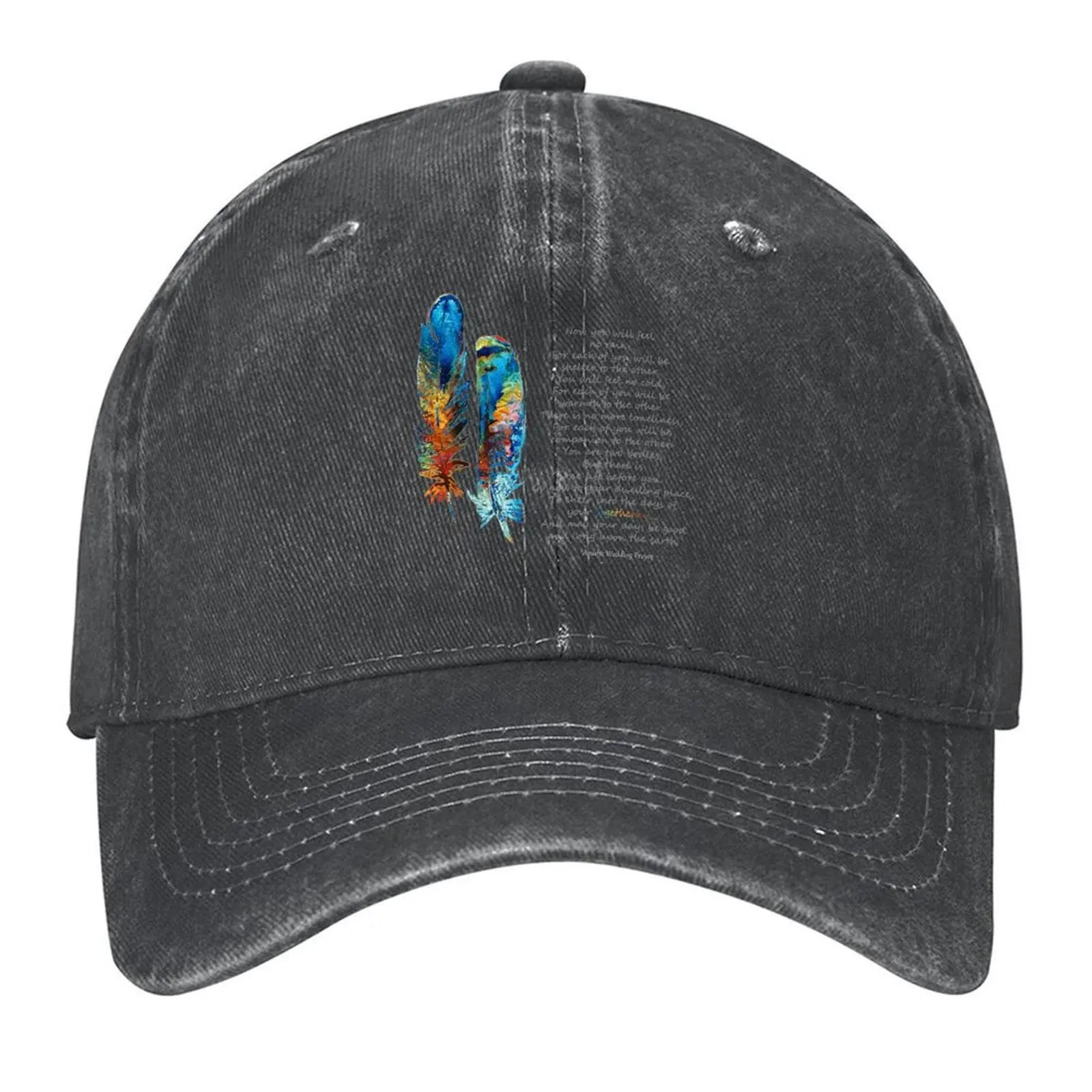 

Togetherness - Native American Wedding Prayer - By Sharon Cummings Baseball Cap Snap Back Hat beach hat Woman Hats Men's