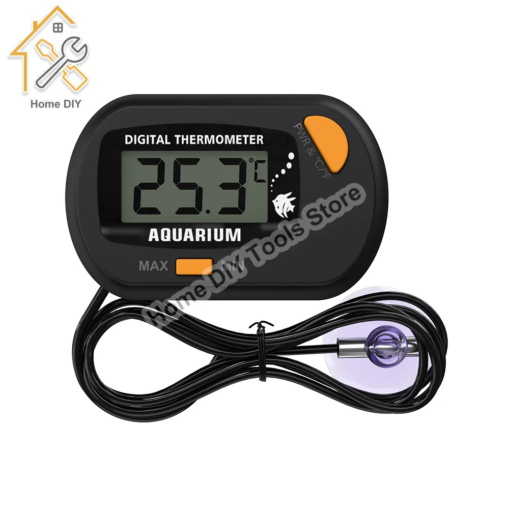 -50 ℃ - 70 ℃ digitales Aquarium Aquarium Thermometer mit Saugnapf Temperatur sensor Meter Tester Thermometer Messung