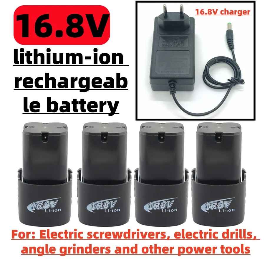 16.8V 2000mAh/3000mAh/4000mAh Li-Ion Battery Replacement For Electric Screwdriver Multi-Purpose Drill 18650 Lithium Battery